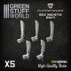 Puppetswar Orcs Machetes - Right Hands for 28/32mm Wargame Miniatures