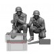 1/16 WWII German Gunner Team (2 figures)