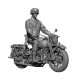 1/16 WWII US Para American Rider with Bike