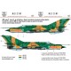 Decal for 1/32 MiG-21 MF 9309 Dongo Squadron with Star National Insignias