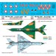 Decal for 1/48 Mikoyan-Gurevich MiG-21 Bis 5531 HUNAF 