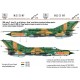 Decal for 1/72 MiG-21 MF 9309 'Dongo' Squadron with Star National Insignias