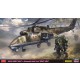 1/72 Modern Russian Attack Helicopter Mi-24 Hind UAV & Humanoid Light Tank Goat UGV