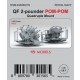 1/200 Royal Navy QF 2-pounder POM-POM Quadruple Mount (4pcs)