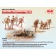 1/35 Dardanelles Campaign 1915 - British Officers, Machine Gun Team, Turkish Infantrymen