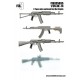 1/35 AK74 Rifles (4pcs)