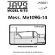 1/48 Messerschmitt Bf109G-14 Vacuum Form Canopy 