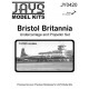 1/200 Bristol Britannia Undercarriage and Propeller Set (metal)