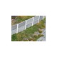 1/87 Concrete Fence, L 100cm (60 slabs)