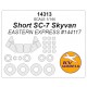 1/144 Short SC-7 Skyvan w/Passenger Windows & Wheels Masking for Eastern Express #144117