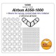 1/144 Airbus A350-1000 Masks for Zvezda #7020