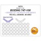 1/144 Boeing 747-100 + Boeing 747-100 Prototype Masks for Revell #05686, #04863