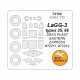 1/72 LaGG-3 Types 35, 66 Masking w/Wheels Masks for Dako Plast/Eastern Express kits