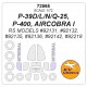 1/72 P-39D/L/N/Q-25/P-400/AIRCOBRA I Masking for RS Models