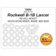 1/72 Rockwell B-1B Lancer Masking for Revell #04307/Monogram #5605/5606/85-5606