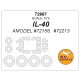 1/72 IL-40 Masking for Amodel kits #72158,  #72213