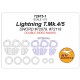 1/72 Lightning T.Mk.4/5 Double-sided Masking w/Wheels Masks for Sword #72079 #72118