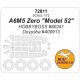 1/72 JP A6M5 Zero Model 52 Canopies and Wheels Masks for Hobbyboss / Doyusha