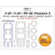 1/72 F-4F/F-4F/Rf-4E Phantom II Double Sided Masking for Revell #04308/313/615/685/875