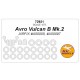 1/72 Avro Vulcan B Mk.2 Paint Masking for AIRFIX #A50005 #A50097