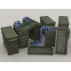 1/35 M548 40mm Ammo 48 Cartridge Can set (Closed x8, Open x2, 40mm linked Cartridge x4)