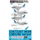 1/48 N.A. F-86F Sabre Over Portugal Part I. Decal for Hasegawa/Italeri/Academy