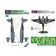 1/24 D.H. Mosquito Mk. VI Camouflage Painting Mask for Airfix kit