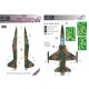 1/32 Northtrop F-5C Freedom Fighter USAF in Vietnam Camo Mask for Hasegawa