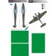 1/48 Messerschmitt Bf 110C/D Camouflage Painting Masks for Eduard, Cyber-Hobby