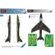 1/48 Hawker Hunter T.Mk.7/8 in RAF service Camo Mask for Airfix/Academy kit