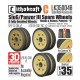 1/35 StuG/Pz III Spare Wheels 75mm & 95mm PATTERN C