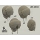 1/48 Helicopter Pilot Heads - Closed Visor