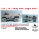 1/35 C15 Chevy Van Lorry Cab13 with 2x4 Drive Conversion parts