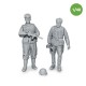 1/48 WWII Sovietic Soldiers (2 figures and accessories)