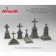 1/35 Grave Stones w/Cross Set (6pcs)