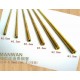 Brass Pipe (Diameter: 2.4mm, Length: 20cm, 2pcs)