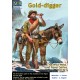 1/35 The Wild West Gold Fever - Gold-digger (1 figure and 1 mule)