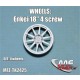 1/24 18'' Enkei Wheels 10 Spoke 4 Screw