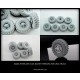 1/35 Soviet OI-25 Wheels Set for Trumpeter kits 6x6 Truck URAL -375/4320 kits (6pcs) 