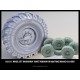 1/35 Soviet 6X6 Truck Kamaz 4310 Wheels set "Omskshina" w/extra for ICM kits (6pcs)