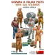 1/48 German and Italian Pilots with DAL Soldiers, North Africa (6 figures)