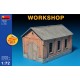 1/72 Workshop (Building Size L x H x W: 140mm x 92mm x 94mm)