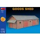 1/72 Goods Shed (Building Size L x H x W: 292mm x 80mm x 90mm) 