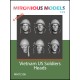 1/72 Vietnam US Soldiers Heads (6pcs)