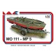 1/35 MO 111 Mocal Army River Ship and MP 5 Trailer