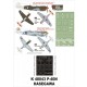 1/48 P-40N Paint Mask Vol.1 for Hasegawa (Canopy Masks + Insignia Masks)