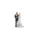 HO Scale Bride and Groom (assembled painted 3D figures)