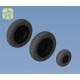 1/48 Focke-Wulf Fw.190 A/F/G/D Wheels (Dunlop, Early Main Tyre)