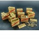 1/32 US Ammunition Boxes w/Cartons for 12.7mm Cartridges