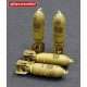 1/48 US Bombs 250lb (4pcs)